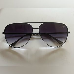 QUAY Australia High Key Black Fade Sunglasses